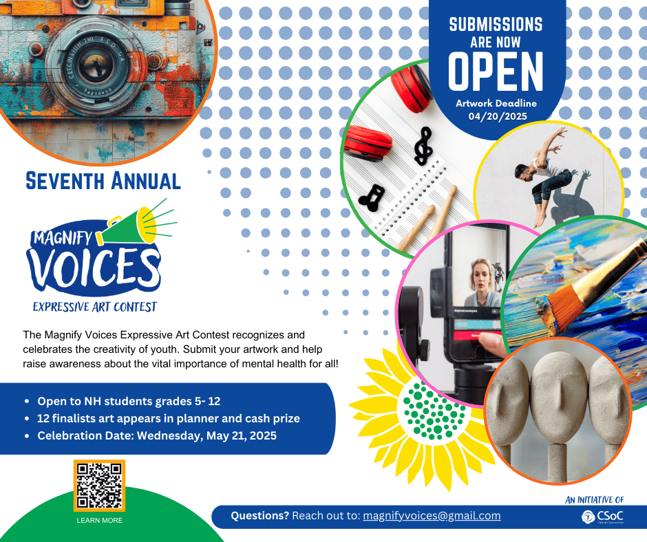 The flyer for the seventh annual open art contest