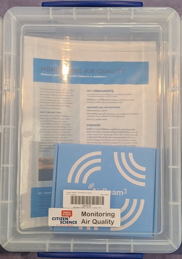 monitoring air quality citizen science kit