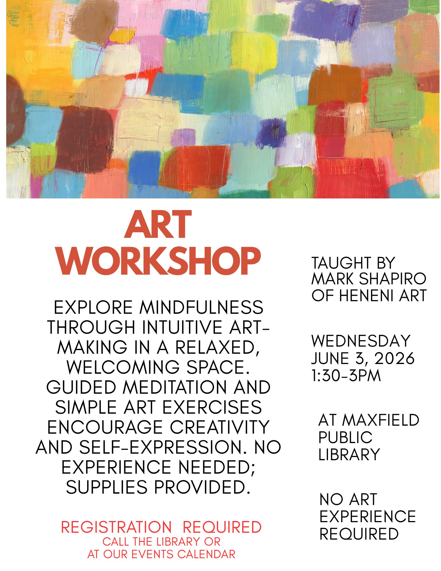 explore mindfulness through intuitive art making in a welcoming, stress free environment. this class focuses on creativity as a process rather than technique or finished artwork, using guided medi (1)