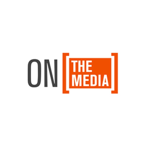 The “On The Media” logo with “ON” in black text and “THE MEDIA” in white letters inside an orange bracketed box on a white background.