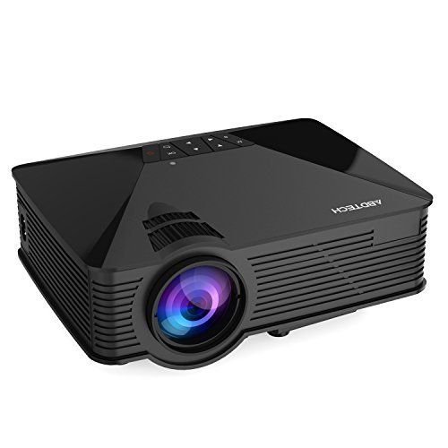 Black ABDTech LCD projector shown from the lens side.