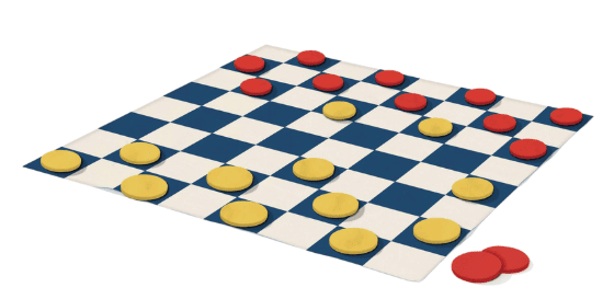 oversized, outdoor checkers